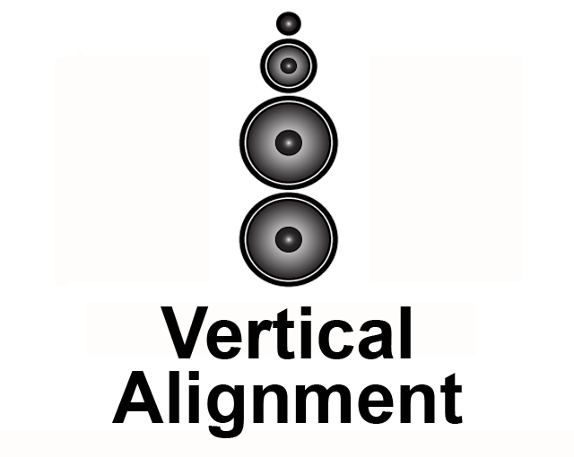 SP Acoustics Speakers have Vertical Alignment